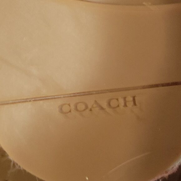 Coach Cailin Espadrilles Womens 8.5 B Pink White Slip On Slides Sandals - Picture 7 of 8